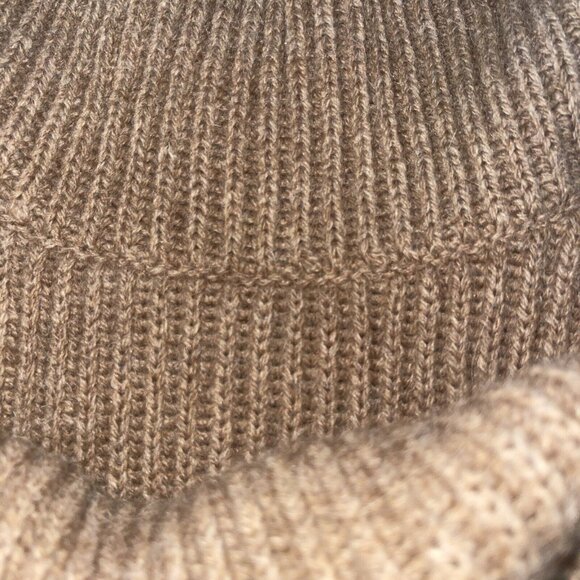 Salt Murphy Wool Sweater Womens Medium Brown Tan Top Sleeveless Alpaca Blend - Picture 8 of 11